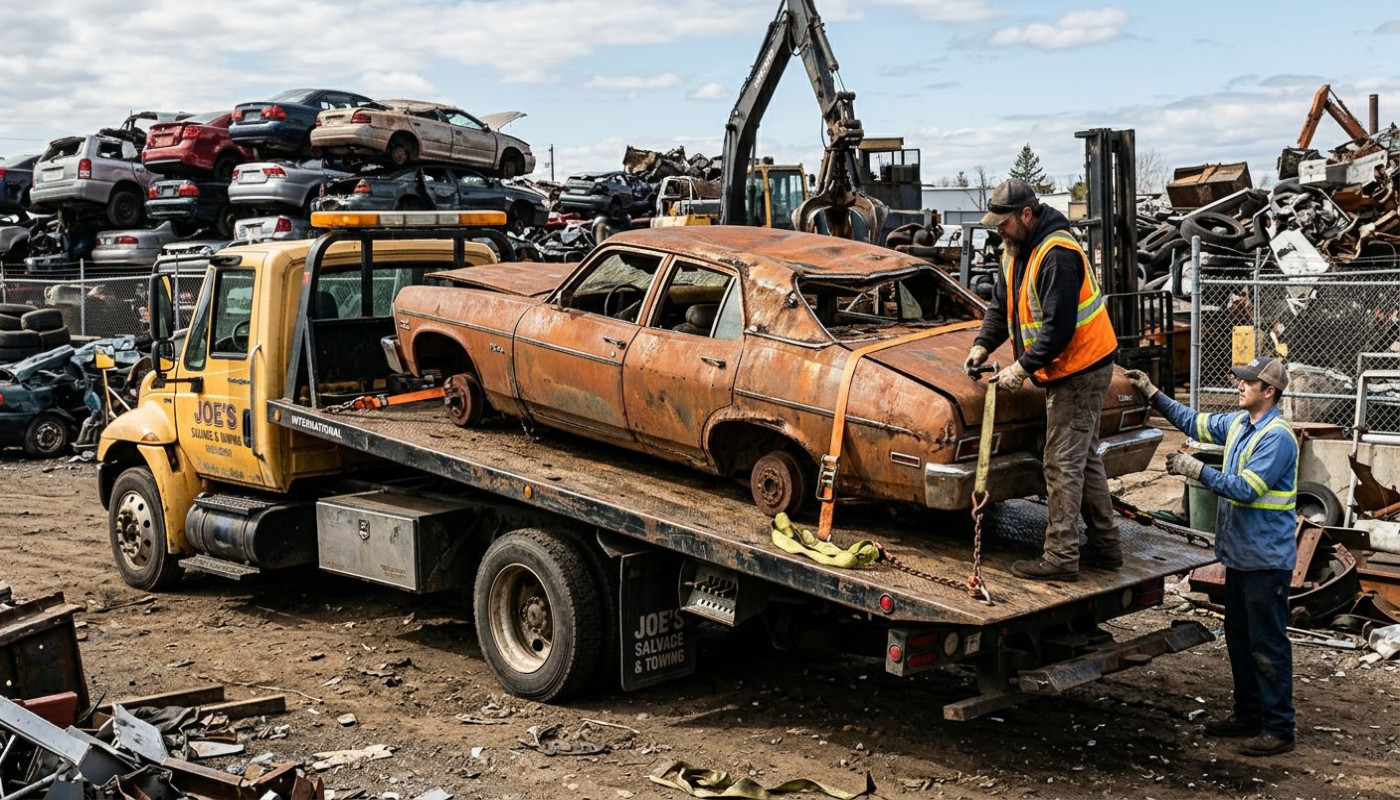 Les critères pour choisir un service de retrait d'épave gratuit